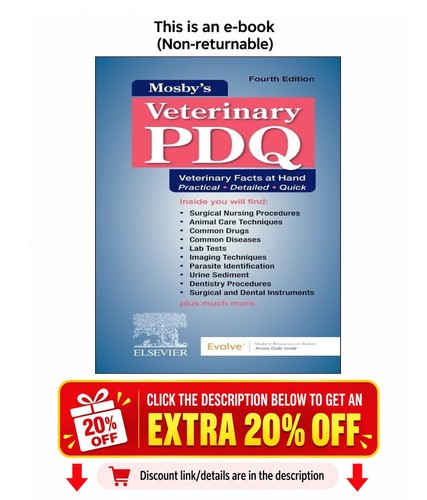 Mosby veterinary pdq kristin - mosby's,
