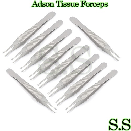 Pcs adson tissue forceps - adson,